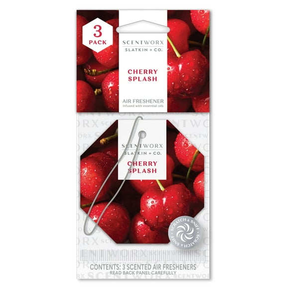 Scentworx Cherry Splash Hang Tag, 3 Pack