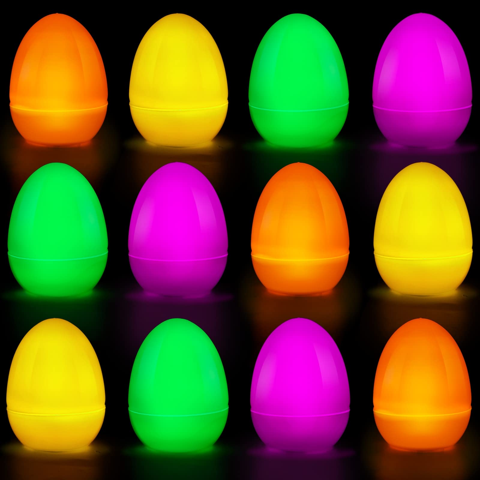 12 Flameless Candles Easter Lights Easter Battery Powered Easter Eggs