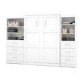 thumbnail image 4 of Bestar Lit Escamotable Mural Pur Grand Lit et 2 Unités de Rangement avec Tiroirs (126”) - Offert en 2 Couleurs, 4 of 11