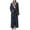 Navy, variant on Luxalzxs Flannel Nightgowns for Women Shawl Collar Robes Winter Long Nightgown Bathrobe Thicken Thermal Robe with Belt Pockets