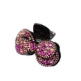 thumbnail image 3 of Novedad Bowknot Crystal Rhinestone Garra Horquilla Mujeres Accesorios de pinza para el cabello 2 Baoblaze Garra de cristal del pelo de las mujeres, 3 of 5