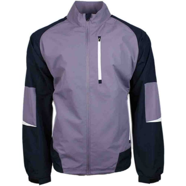 Page & Tuttle Mens Colorblock Full Zip Windbreaker Athletic Windbreaker