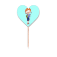 thumbnail image 1 of Teacher Animation Outline Role Tutor Toothpick Flags Heart Lable Cupcake Picks, 1 of 3