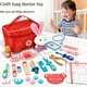 thumbnail image 4 of Juguete de simulación de madera para médicos, juguete de doctor pequeño, juego de casa de juegos para niños, juego de rol para niñas, 4 of 6