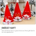 thumbnail image 3 of Gorro de Navidad para niños, gorros de invierno para niños, suavidad para mantener el calor, decoración navideña multiusos, accesorios para Kits de decoración para fiestas Marco de cristal negro Inteprter HA069653-02, 3 of 6