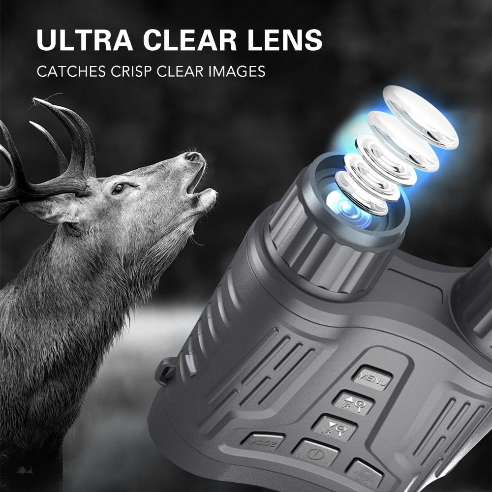4K Night Vision Goggles 36MP Binoculars with 3.2 Inch LCD Screen