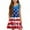 Wine, variant on 4th of July Dresses for Girls Size 10-12 American Flag Dresses Sleeveless Independence Day Stars Striped Tween Girls Dresses Patriotic 4th of July Outfits with Pockets