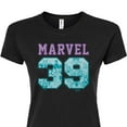 thumbnail image 3 of Marvel - Spring Colors - Juniors Fitted Graphic T-Shirt, 3 of 5