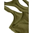 thumbnail image 5 of Ma Croix Womens Racerback Tank Top Sleeveless Top, 5 of 6