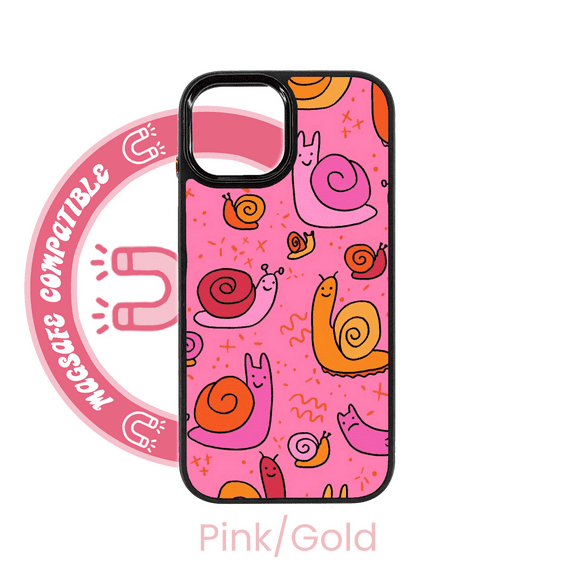 abbyrose Snail Party MagSafe iPhone Case for iPhone 15