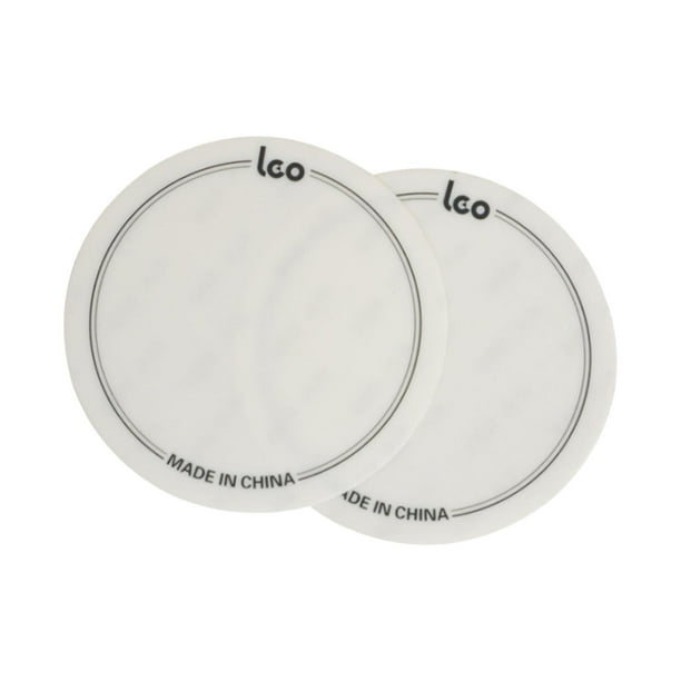 2 uds parches de bombo pegatina protectora, almohadillas de práctica a prueba de impactos para piezas de tambor, Protector de parche duradero de , blanco 9,6 cm blanco 96 cm Hugo Parche de bombo