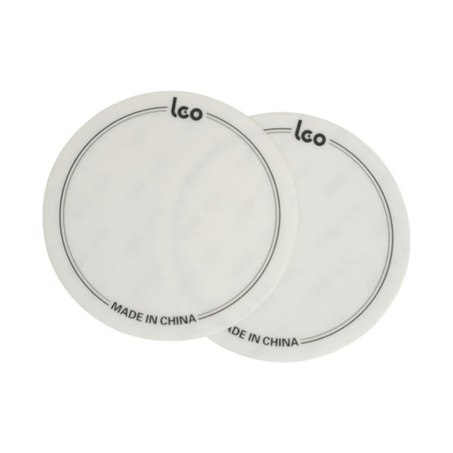 Parche de bombo CUTICAT 2 piezas Protector de tambor 9,6 cm blanco