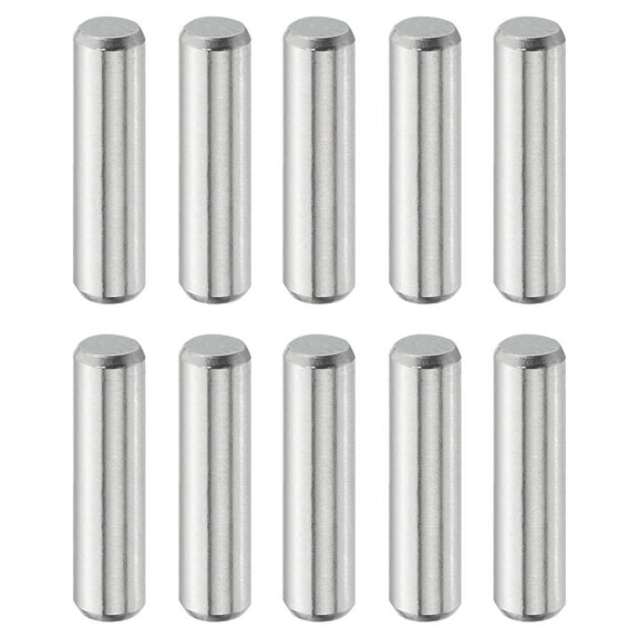 10 Pcs 3/16x3/4" Dowel Pins, Bearing Steel Cylindrical Dowel Pins Shelf Support Peg Pin Rod Fasten Elements Metal Shelf Pegs