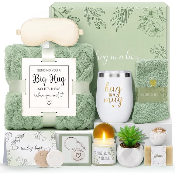 Sympathy Gift Baskets Sympathy Gifts for Loss of Loved One Hug in a Box for Women Bereavement Gifts Ideas Get Well Soon Gift Condolence Basket Miscarriage Thinking of You Care Package for Women
