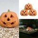 thumbnail image 5 of Fire Pits Carved Pumpkin for Fireplaces, Faux Halloween Decor, 5 of 5