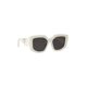 thumbnail image 5 of Lentes de sol Prada SPR 14Z 142-5S0 Butterfly Shape Blanco Gris, 5 of 6