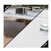KST Coatings Premium White Elastomeric Roof Coating, White Elastomeric Roof Coating, 5 Gal