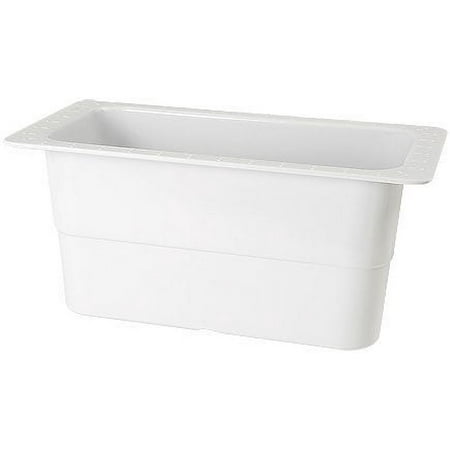 

Melamine Food Pan 1/3 Size Insert Pan 12 3/4 x 7 x 6 Deep - White