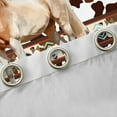 thumbnail image 4 of Castle Fairy Teens Adults Farmhouse Animal Horse Blackout Curtains Set of 2 (52x84 Each),Boho Aztec Window Curtains,Abstract Cow Print Curtains and Drapes,Luxury Bedroom Decor, 4 of 6