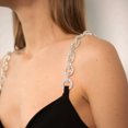 thumbnail image 1 of 2pcs Rhinestone Bra Shoulder Straps Crystal Shoulder Strap Chain Rhinestone Underwear Chain Bridal Wedding Dress Bra Shoulder Chain, 1 of 5