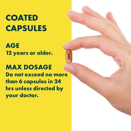 Advil Pain Reliever and Fever Reducer, Ibuprofen 200Mg for Pain Relief - 200 Coated Caplets
