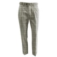 thumbnail image 4 of HBDesign Mens Plaid Dress Pants Quick Dry Breathable Summer Business Casual Versatile Work Trousers, 4 of 7