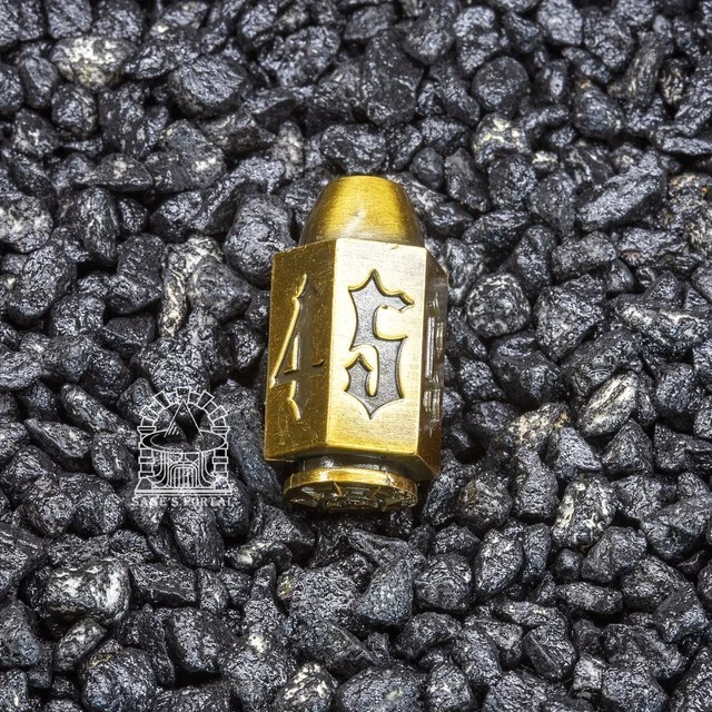 Sage'S Holy Bullet Bronze Metal D6 | Dnd Diceset