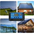 thumbnail image 5 of Controlador de carga solar, 20A 12V/24V PWM Controlador de panel solar Configuración automática Pantalla LCD ajustable(20A), 5 of 5