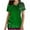 R827019-Green, variant on Nnhblu Short Sleeve V-Neck Halloween Scrub Tops with Pockets Nurse Shirts for Women Holiday Top Work UniformsBlue S