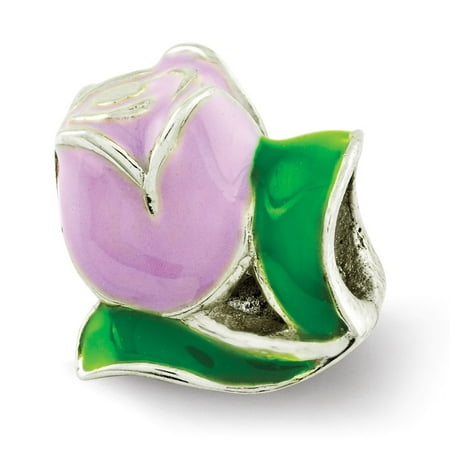 Sterling Silver Reflections Kids Enameled Tulip Bead