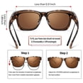 thumbnail image 4 of Gafas de sol Fit Over URUMQI polarizadas UV400 para hombre y mujer, 4 of 7