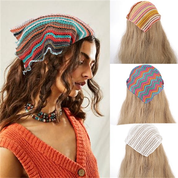 ManxiVoo Comfortable Stretch Knitted Headband Hair Wrap for Women Girls Daily Casual Fashion