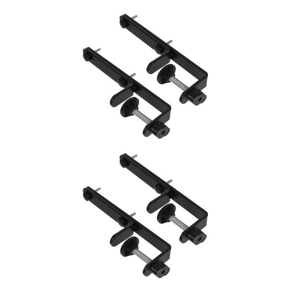 Hemoton 4 pcs  Desk Pegboard Stand Pegboard Combination Wall Organizer Desk Accessories Gaming Under Desk Privacy Panel Wall Organizer Desk Clamp Shelf For Bedroom