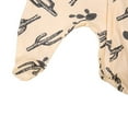 thumbnail image 4 of 2 PCS Baby’s Print Zipper Jumpsuit and Bow Hairband 0-6 Months, 4 of 6