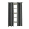 thumbnail image 6 of Curtainworks Lenox Grommet Standard Indoor Curtain Single Panel, 50"x 132", Gray, Adult, 6 of 7