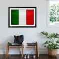 thumbnail image 3 of Art.com Italy Flag Design with Wood Patterning - Flags of the World Series Art Print by Philippe Hugonnard, Black Frame Wall Art, 44" x 32", 3 of 5