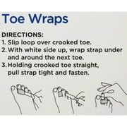 Equate Toe Wraps Beige Color, 2 Count, One Size Fits Most