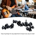 thumbnail image 4 of 10PCS Guitar Strap Lock Buttons, Mushroom Style Metal End Pins With Screw For Electric Guitar Bass Ukulele, 4 of 8