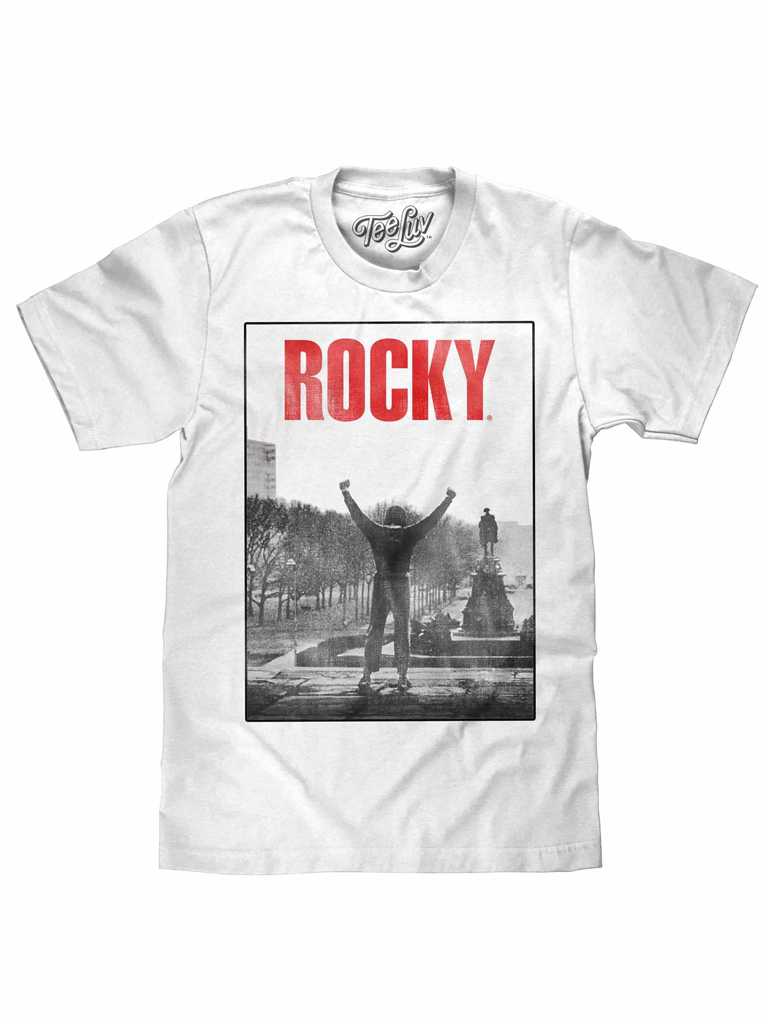 Rocky Balboa Mens Classic Short Sleeve Shirts Athletic Tee Shirt Black Black 