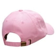 thumbnail image 4 of Stroke Of Rosey Love Embroidered Washed Cap - Lt Pink OSFM, 4 of 5