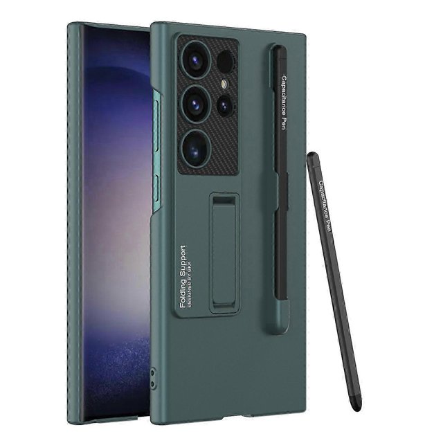 for Samsung Galaxy S24 Plus Phone Case with S Pen Holder,Protective Thin Case for Galaxy S24 Plus Case with Kickstand