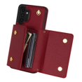 thumbnail image 3 of Dteck for Samsung Galaxy A13 4G Wallet Case with Crossbody Lanyard, PU Leather Card Holder Purse Shockproof Phone Cover for Samsung Galaxy A13 4G,Red, 3 of 5