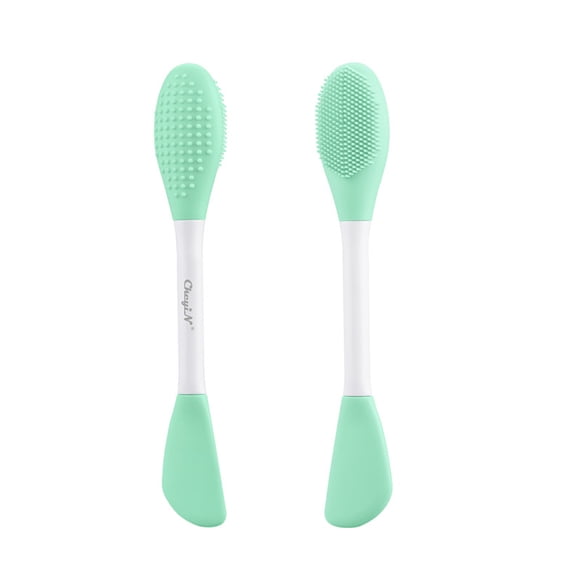 CkeyiN Double Head Silicone Facial Cleansing Brush, Facial Massage bBush Mask Brush for Skin Care