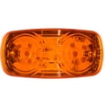 thumbnail image 3 of CCIYU Set of 10Pcs Double Bulls Eye Side Marker Surface Mount Turn Signal RV Trailer Lights 12V Amber, 3 of 5