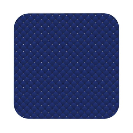 

Matuu Navy Blue for Cup Coasters Set of 6 Leather Coasters Desk Coasters for Office Measures 4” x 4” Square