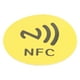 thumbnail image 2 of Pegatinas NFC regrabables amarillas, compactas, portátiles, resistentes a interferencias, compatibles con CUID para dispositivos NFC, paquete de 20, 2 of 8