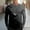 Gray, variant on Royisotas Mens Pullover Shirts Athletic Tops Winter Big and Tall Long Sleeve Crewneck Casual Gray T Shirts for Men