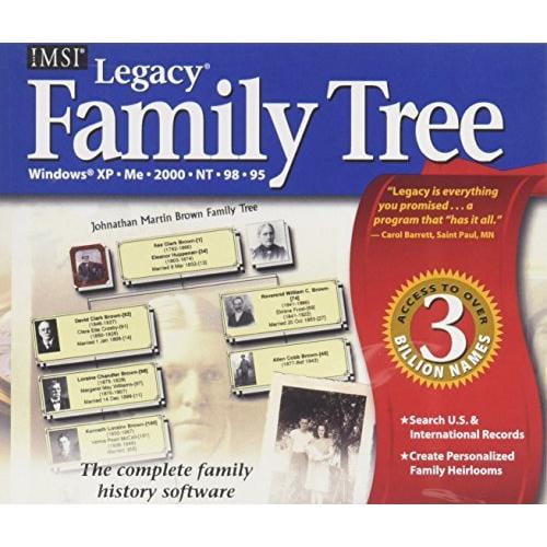 legacy family tree program legacy family tree program
