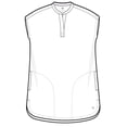 thumbnail image 6 of Healing Hands Women's Scrub Top Relaxed Fit Journey Top - 2 Pockets with Knit Details, Dolman Sleeve and Rounded Hem - 2152, M, Heather Grey, 6 of 6