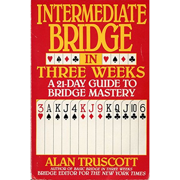 Pre-Owned Intermediate Bridge in Three Weeks: A 21-Day Guide to Bridge Mastery, 9780399516382, 0399516387, Paperback,